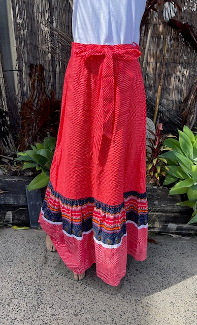 1970s Maxi Skirt  #B145