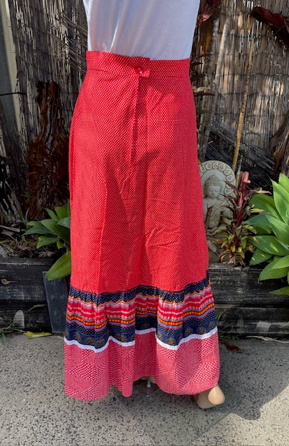 1970s Maxi Skirt  #B145