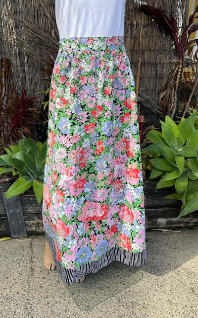 1970s Maxi Skirt  #B148