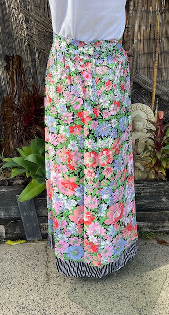 1970s Maxi Skirt  #B148