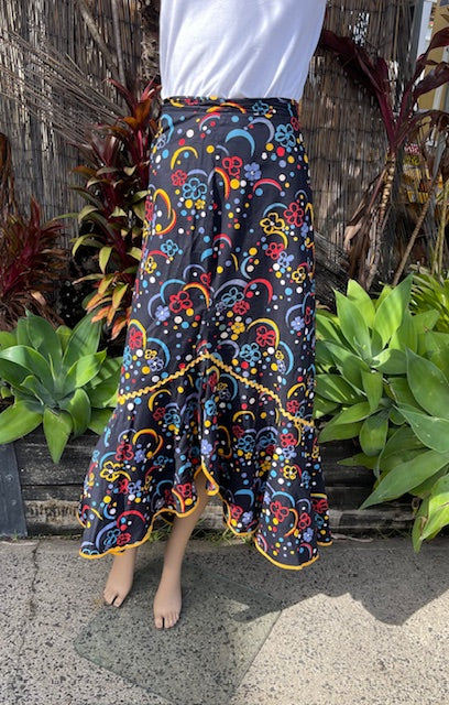 1970s Maxi Skirt  #B149