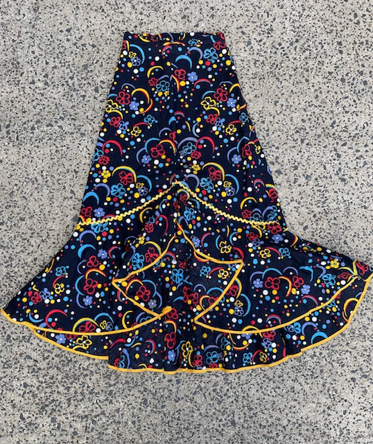 1970s Maxi Skirt  #B149