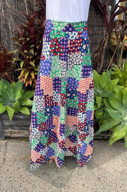 1970s Maxi Skirt  #B150