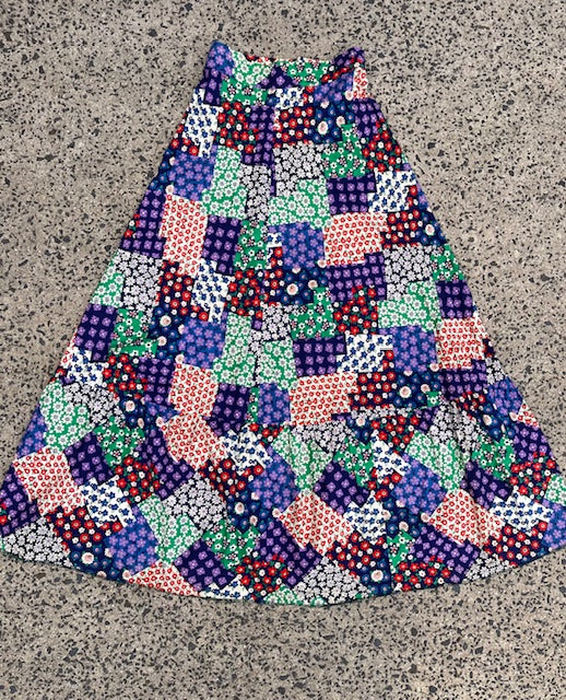 1970s Maxi Skirt  #B150