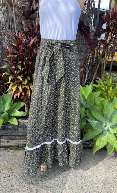 1970s Maxi Skirt  #B152