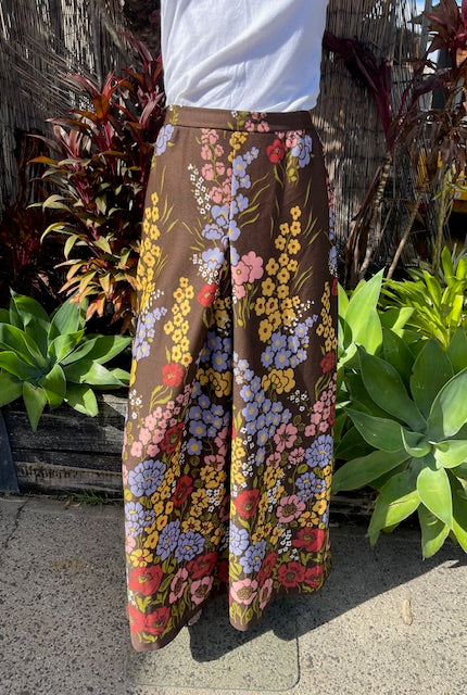1970s Maxi Skirt  #B153