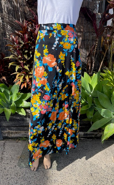 1970s Maxi Skirt  #B154