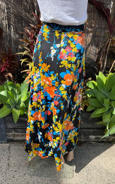 1970s Maxi Skirt  #B154