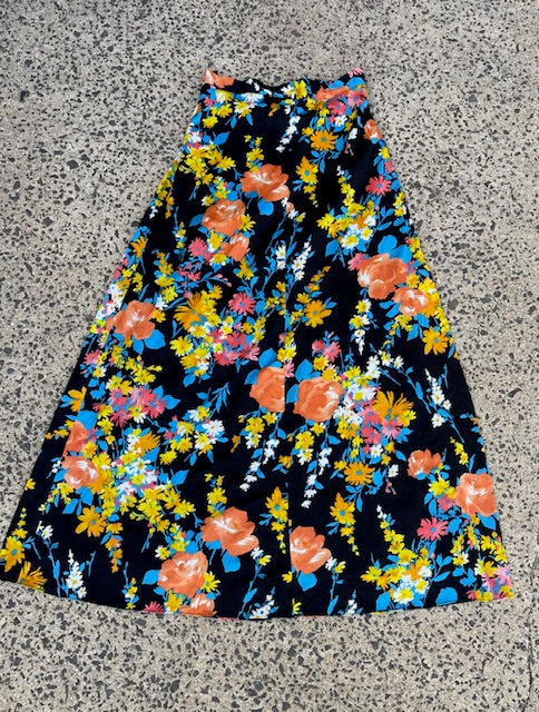 1970s Maxi Skirt  #B154