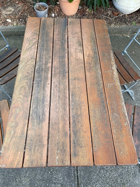 European  Foldable Bistro Setting  #6335