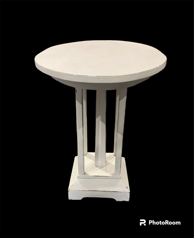 Vintage White Wooden Table #4981