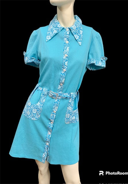 1960 / 70s Dress #D56 FREE  AUS POSTAGE