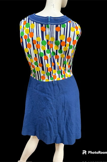 1960 / 70s Dress #R24  FREE  AUS POSTAGE