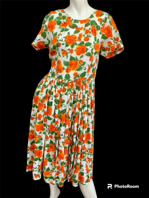 1950s Dress #R45  FREE  AUS POSTAGE