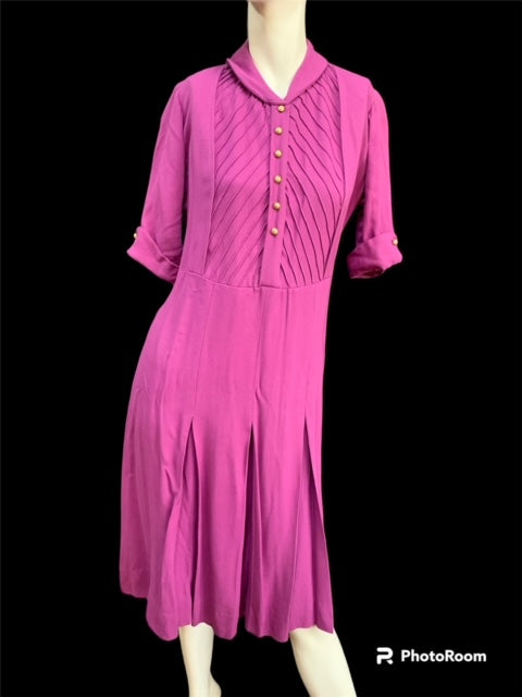 1940s Dress #D68  FREE  AUS POSTAGE