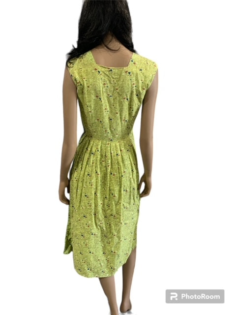 1950s Vintage Cotton Dress #R10 Includes   AUS POSTAGE