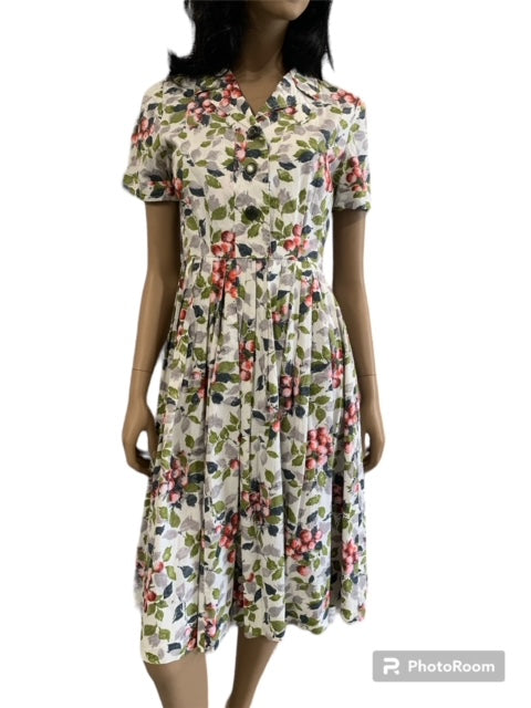 1950s Vintage Cotton Dress #R13  Includes   AUS POSTAGE