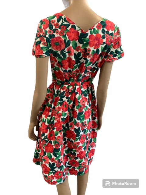 1950s Vintage Cotton Dress #R15  Includes   AUS POSTAGE