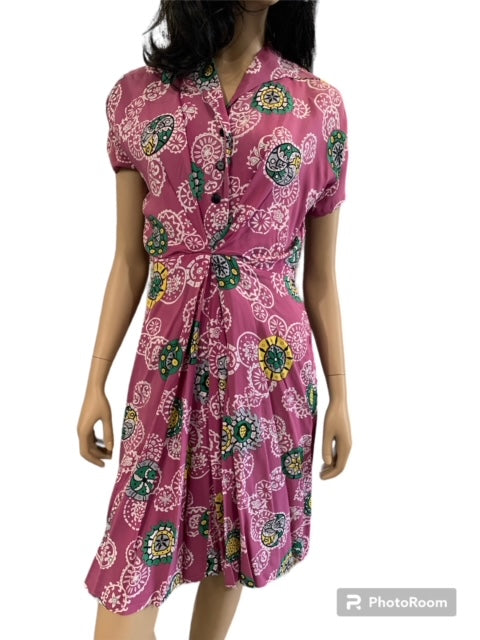 1940s Vintage  Dress #R17  Includes   AUS POSTAGE