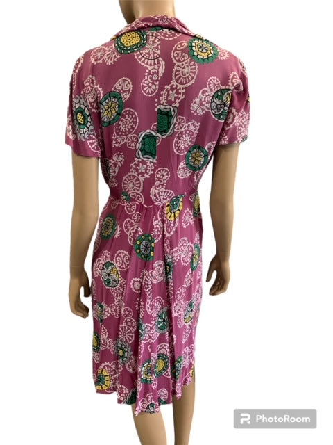 1940s Vintage  Dress #R17  Includes   AUS POSTAGE