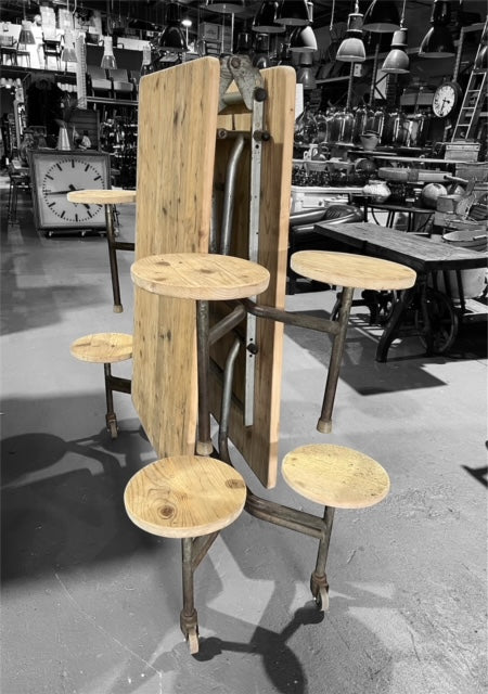 Vintage European Foldable Military Canteen Table. #6716