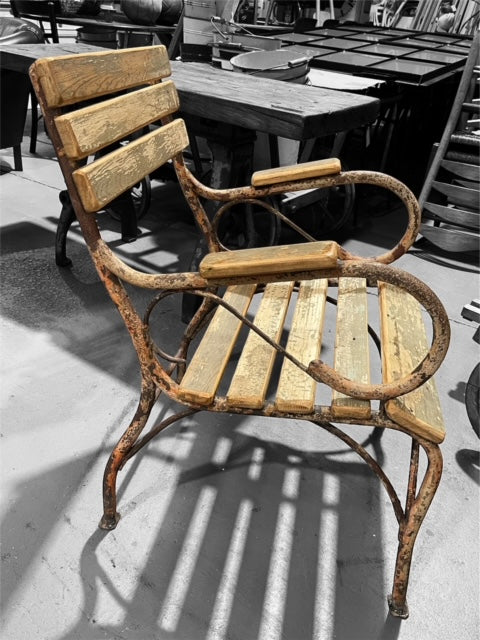 Rustic  European Garden Chair  #6734