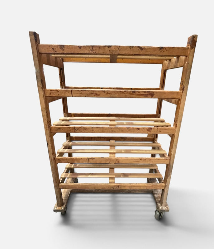 Vintage Industrial  Wooden Shoe Makers  Rack #7397