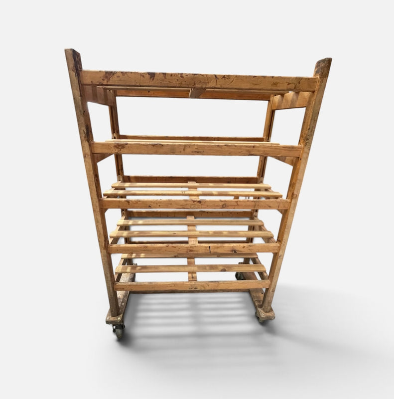 Vintage Industrial  Wooden Shoe Makers  Rack #7397
