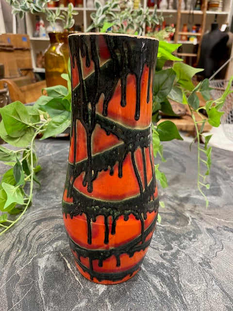 Vintage Hungarian Glazed  Vase   #7294