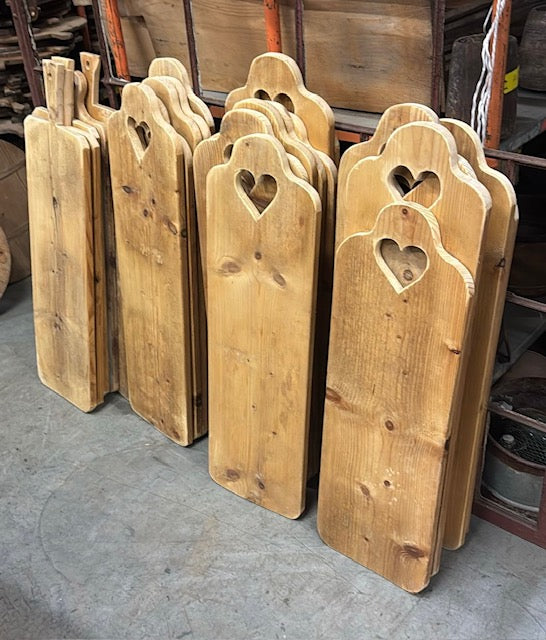 Vintage Wooden Rectagular Breadboards    #N7.  *Read Info*. Next Container -June