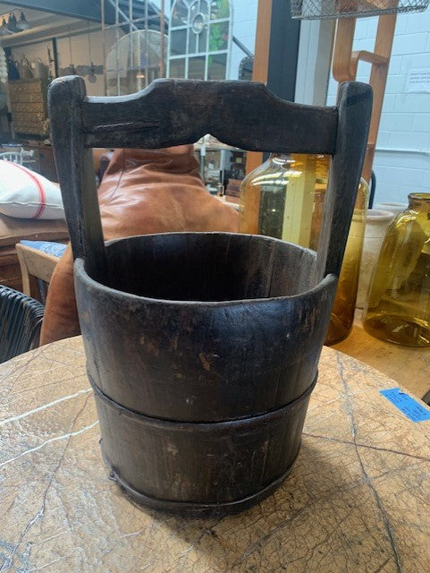 Vintage Wooden Water-Well Bucket #5640  Byron