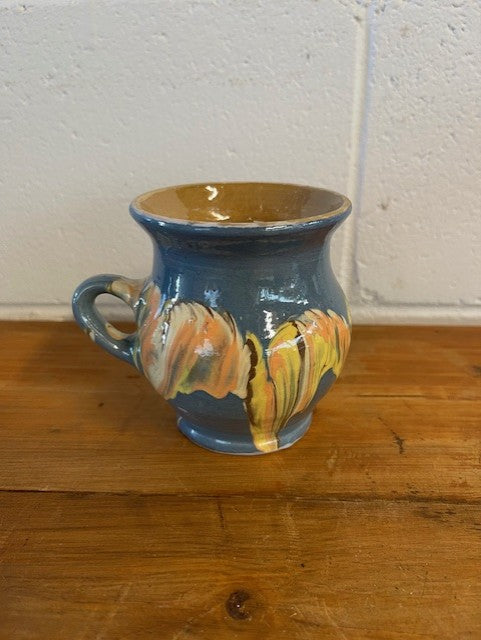 Vintage Hungarian  Glazed Ceramic Small Jug  #6479 Byron