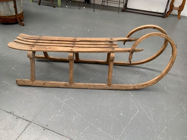 Vintage  European Snow Sled   #5221  Byron