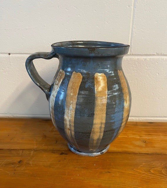 Vintage  Glazed  Hungarian  Terracotta Pot  #6439  Byron