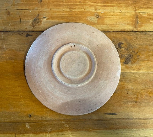 Vintage Romanian  Glazed Ceramic Plate  #6428  Byron