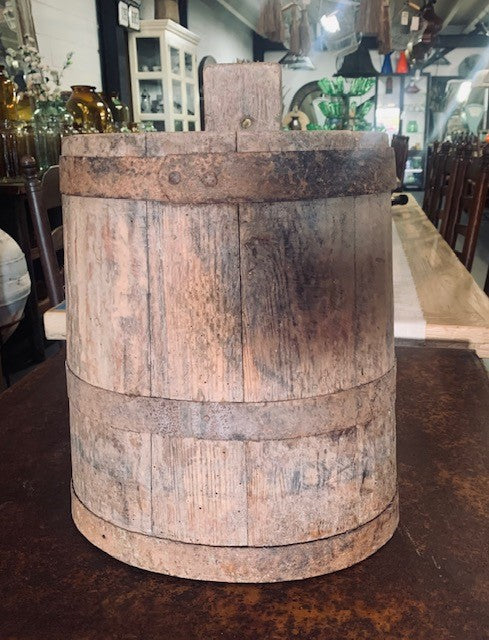 Vintage  European Wooden Churn #4843 Byron