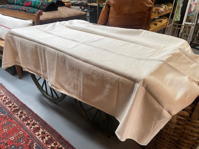 1940s  Linen/Hemp Sheet    #6502  (Read Information About This Item) Byron