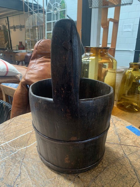 Vintage Wooden Water-Well Bucket #5640  Byron