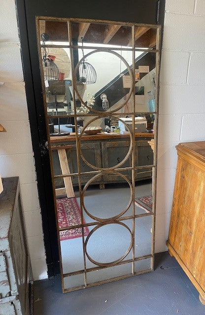 Vintage Metal  Mirror   #6612