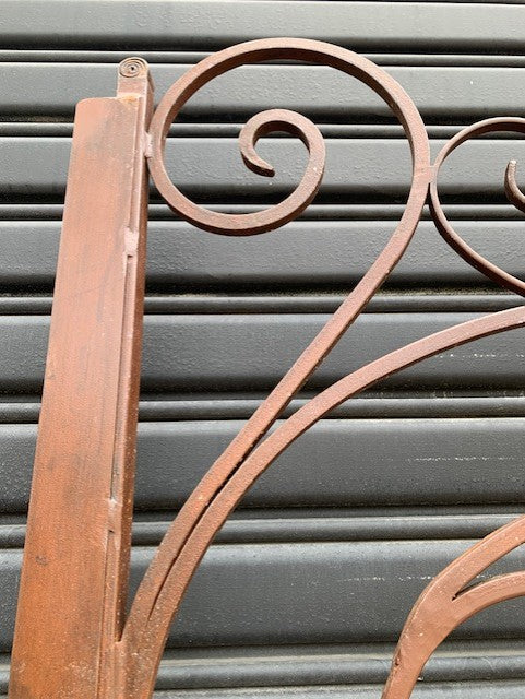 Vintage  Wrought Iron Driveway Gates #5684 Byron