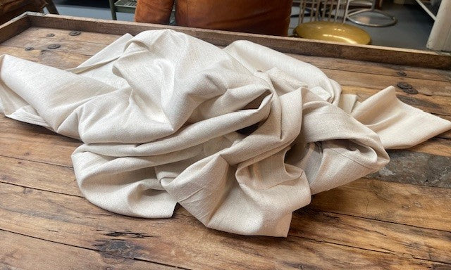 1940s  Linen/Hemp Sheet    #6502  (Read Information About This Item) Byron