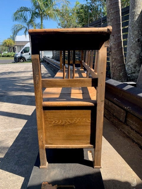 Vintage  Hungarian Box Bench Seat  #5205 Byron