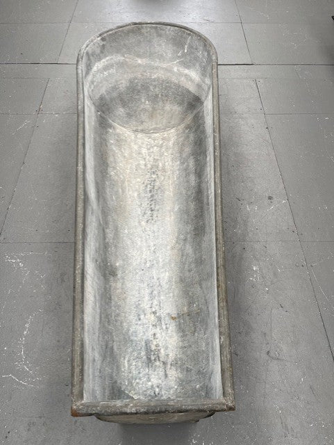 Vintage European Galvanised Bathtub #5951 Byron