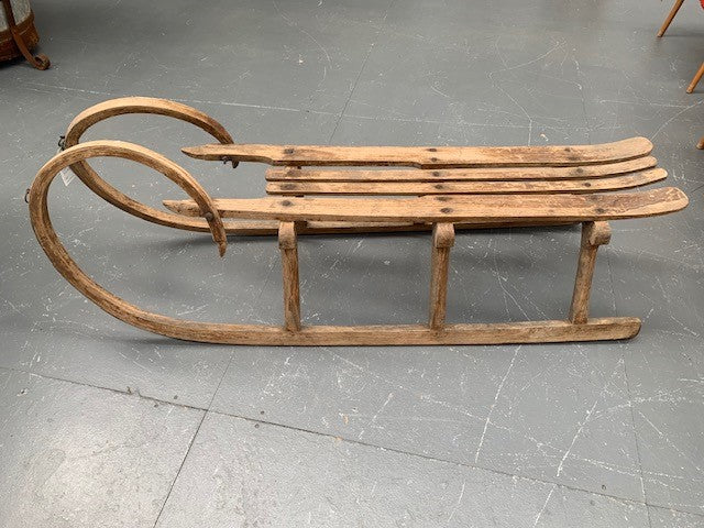 Vintage  European Snow Sled   #5221  Byron