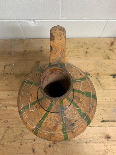 Vintage Hungarian  Glazed Ceramic  Jug  #5192  Byron