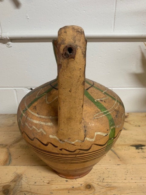 Vintage Hungarian  Glazed Ceramic  Jug  #5192  Byron