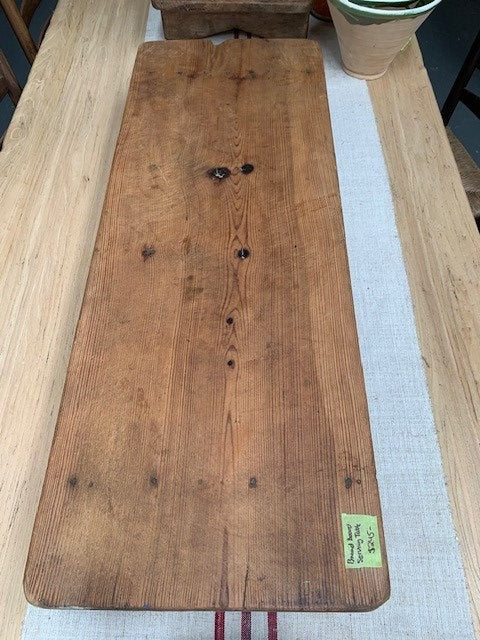 Vintage Wooden Breadboard Serving Table #5183   Byron