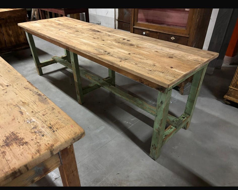Vintage Wooden Kitchen Island / Table    #N14  *Read Info*. Next Container -June