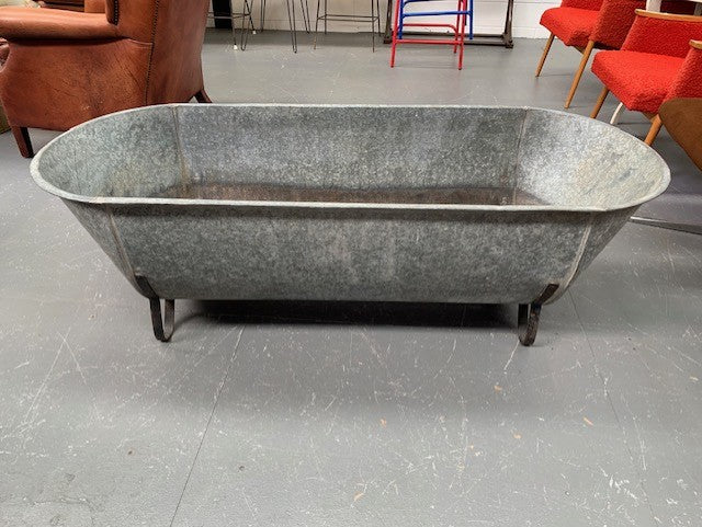 1940s   European Galvanised Bathtub #5841 Byron