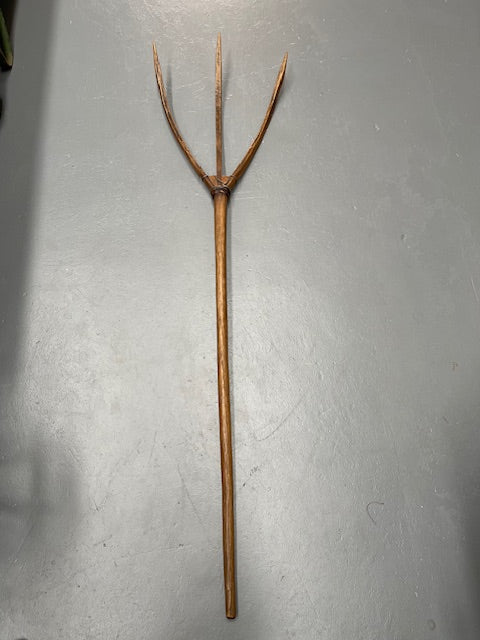 Vintage  European Wooden Hay Fork # 6532  Byron